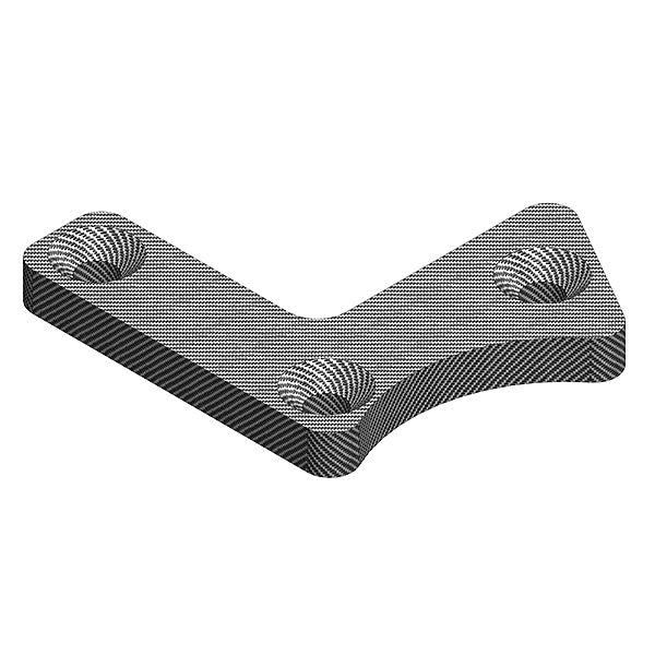 CORALLY - SUSPENSION ARM STIFFENER B LOW
ER FRONT LEFT GRAPHITE 3MM 1 P - C-00180-235
