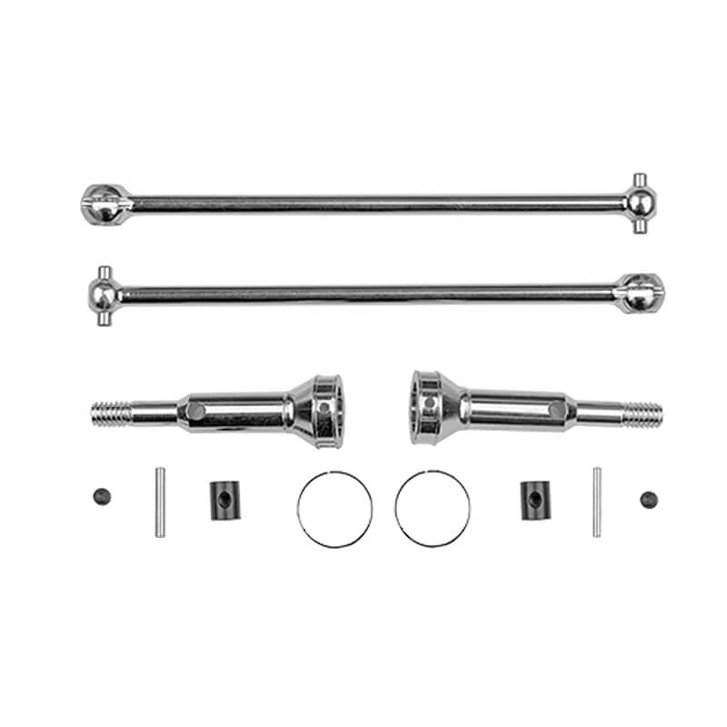 ASSOCIATED ELECTRICS - TEAM ASSOCIATED RC10GT REAR
CVA DRIVESHAFT SET 84MM CHROME - AS7543