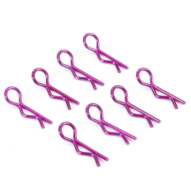 FASTRAX R/C PRODUCTS - METALLIC PURPLE SMALL CLIPS - FAST212MP