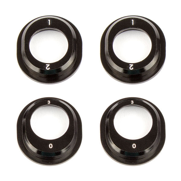 ASSOCIATED ELECTRICS - ASSOCIATED B6.1 ALUMINIUM
DIFFERENTIAL HEIGHT INSERTS - AS91793