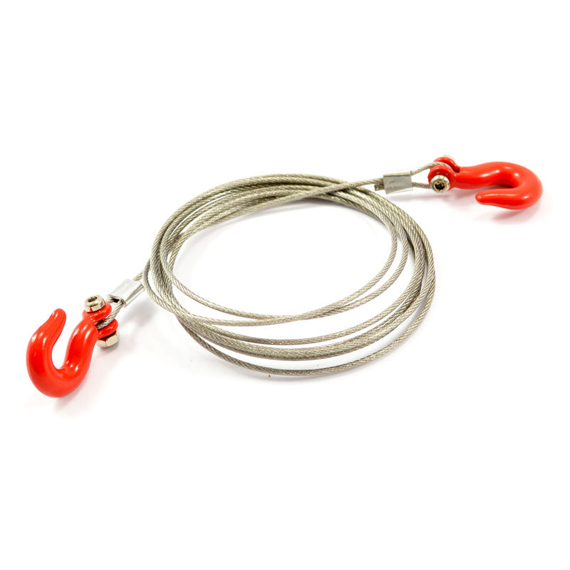 FASTRAX R/C PRODUCTS - FASTRAX METAL HOOK & STEEL
WIRE ROPE SET 1100MM - FAST2322R