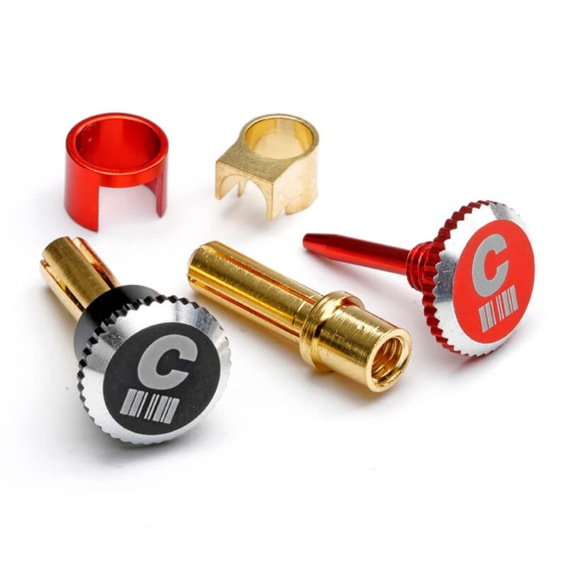 CENTRO - LOCKDOWN HEATSINK BULLE
T PLUG GRIPS W/4MM BULLETS - C0343