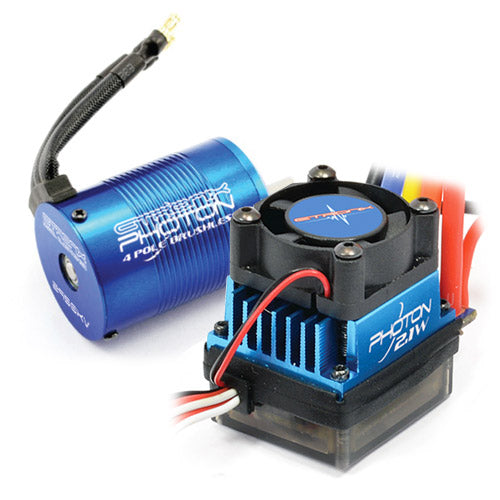 ETRONIX - PHOTON 2.1W COMBO
W/9.0R 4350KV MOTOR/45A ESC - ET0412