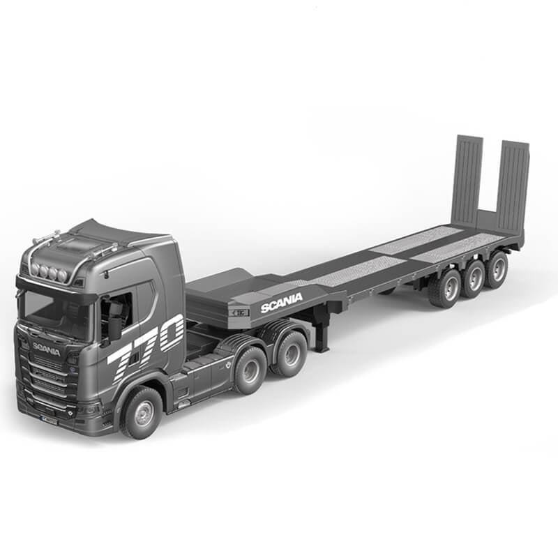 HUINA INDUSTRIAL - HUINA 1/24 SCANIA 770S RC
TRUCK & TRAILER SET RTR SILVER - CY1302A-S