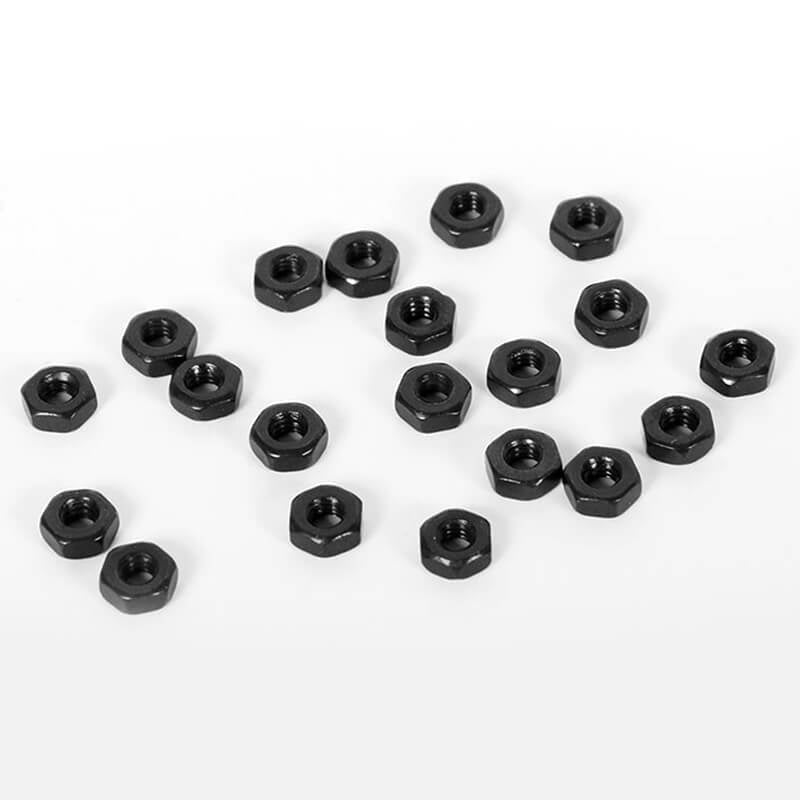 RC4WD - REGULAR M2 BLACK NUTS
(20) - Z-S1144