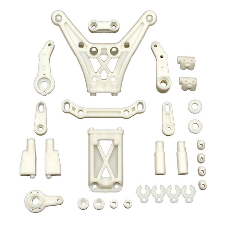 ASSOCIATED ELECTRICS - TEAM ASSOCIATED DC10 STEERING
BELLCRANK/TOP PLATE, NATURAL - AS72293