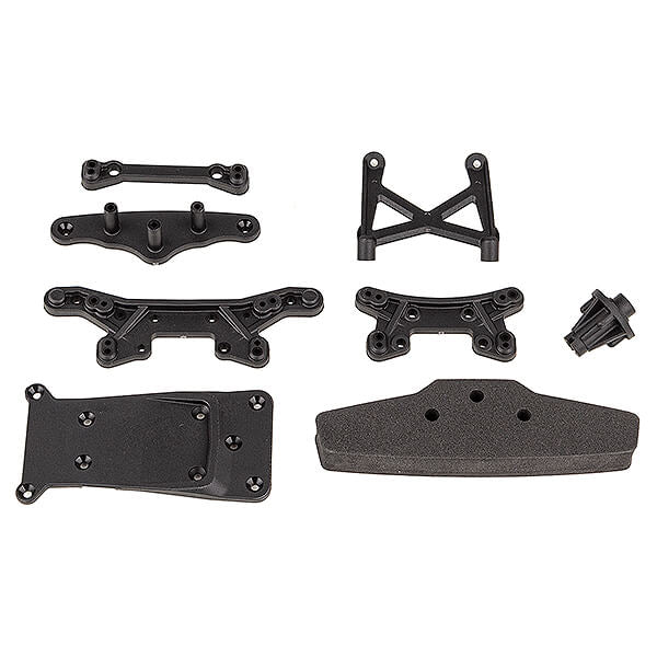 ASSOCIATED ELECTRICS - TEAM ASSOCIATED REFLEX 14R
SHOCK TOWERS/BUMPER/SKID PLATE - AS21573