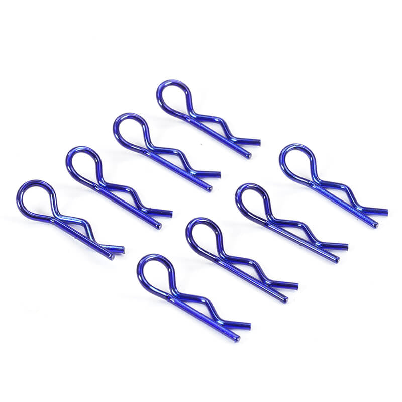FASTRAX R/C PRODUCTS - METALLIC BLUE SMALL CLIPS - FAST212MB