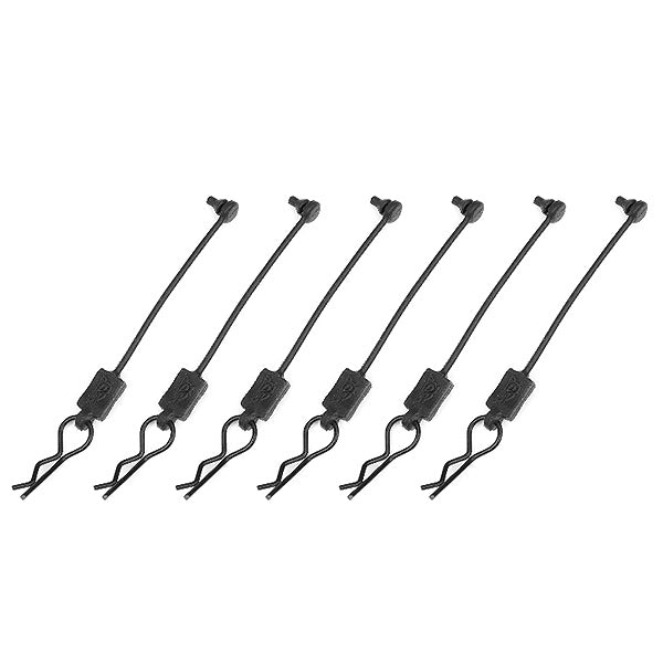 CORALLY - BODY CLIP RETAINER
W/BODY CLIP BLACK (6) - C-00180-614