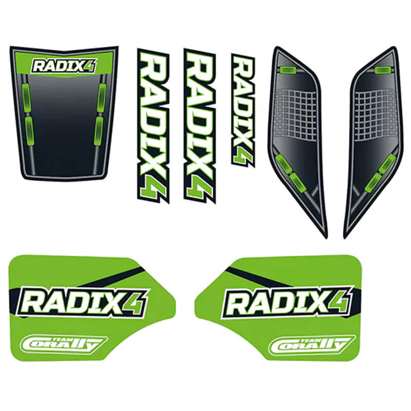 CORALLY - BODY DECAL SHEET -
RADIX 4S - C-00185-377-2
