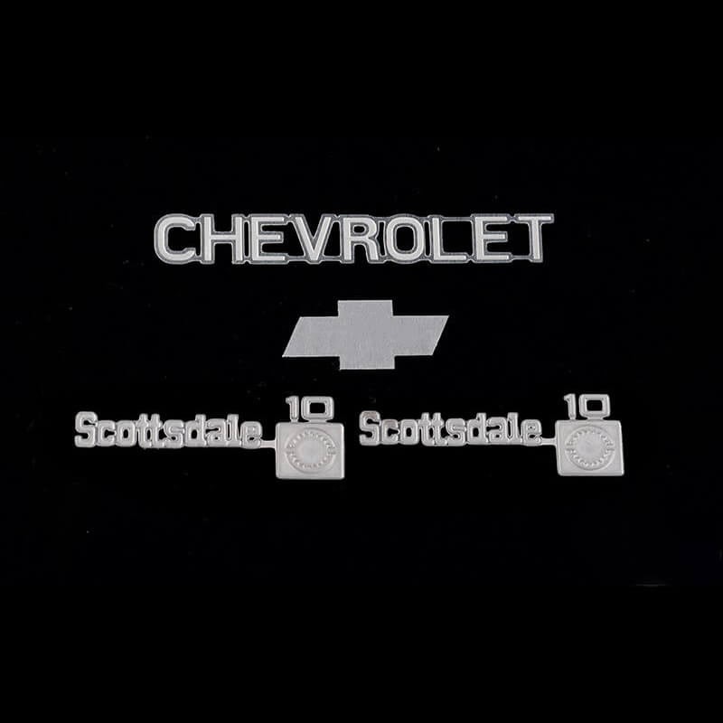 RC4WD - CHEVROLET K10 METAL
EMBLEM SET - Z-S0861