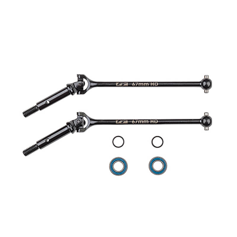 ASSOCIATED ELECTRICS - TEAM ASSOCIATED RC10B7/.1 FT
UNIVERSAL DRIVESHAFT SET 67MM - AS92573