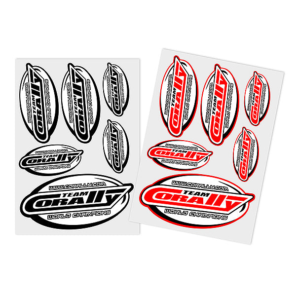 CORALLY - SPONSOR STICKERSHEET
 PRECUT 105X148MM 2 PCS - C-99922