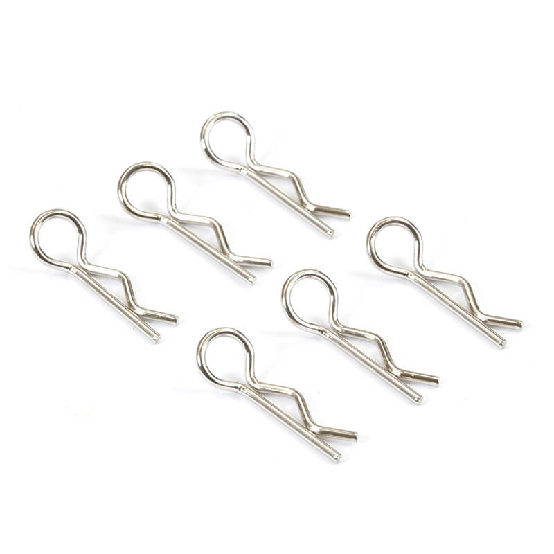 FASTRAX R/C PRODUCTS - SMALL BODY CLIPS (6) - FAST212