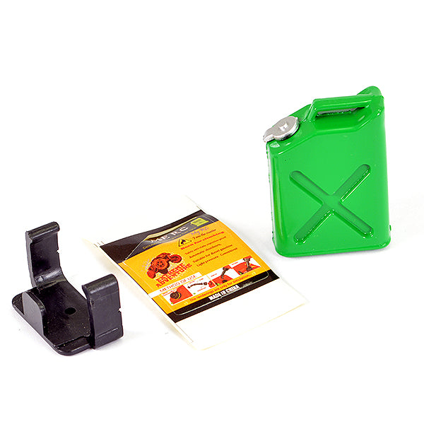 FASTRAX R/C PRODUCTS - FASTRAX PAINTED FUEL JERRY CAN
& MOUNT - GREEN - FAST2326G
