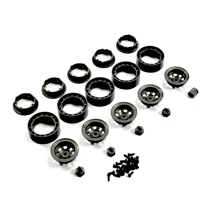 FTX - MINI OUTBACK 2.0 BEAD LOCK
WHEEL SET (5) - FTX9307BK