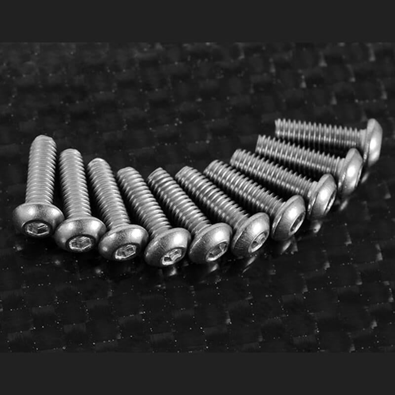 RC4WD - BUTTON HEAD CAP SCREWS
M2.5 X 8MM (10) - Z-S1227