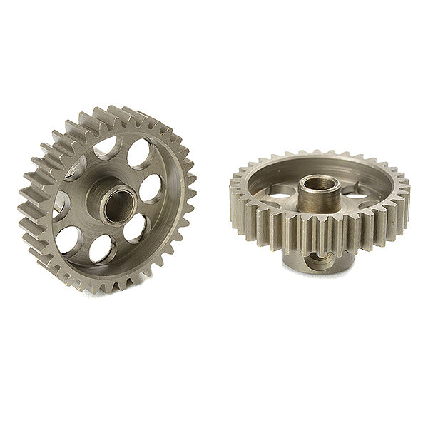 CORALLY - 48 DP PINION SHORT HAR
DENED STEEL 34 TEETH SHAFT DIA - C-71434