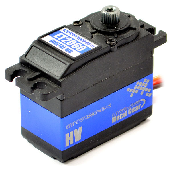 ETRONIX - 11.25kg/0.07s STD DIGI
HIGH VOLTAGE SERVO METAL GEAR - ET2060