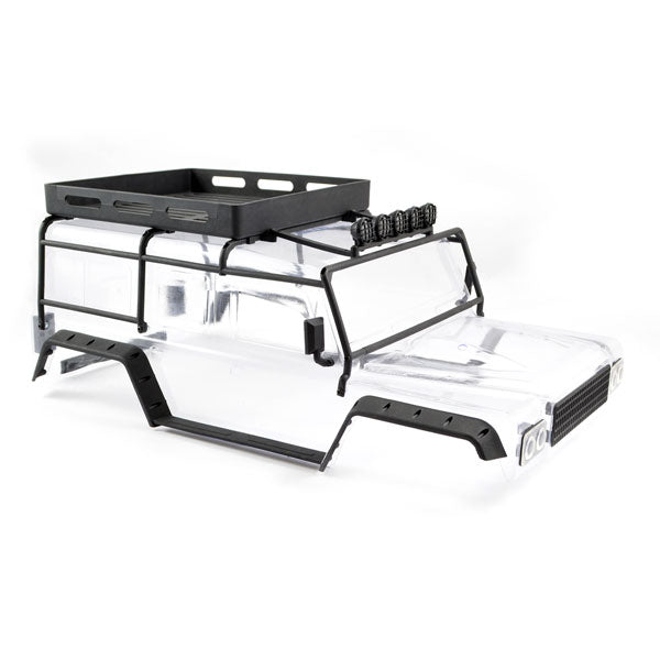 FTX - KANYON CLEAR BODY W/ROLL
CAGE, SPOTLIGHTS & TRAY - FTX8488
