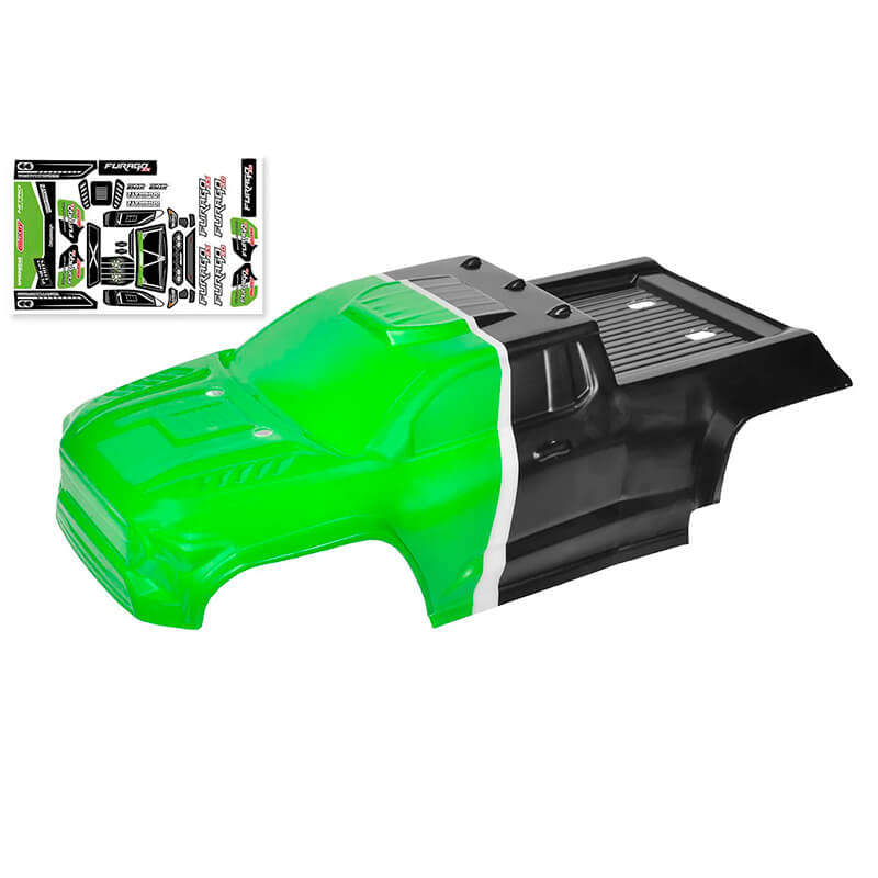 CORALLY - POLYCARBONATE BODY FUR
AGO XD PAINTED/CUT/DECALS GREE - C-00230-0096-G