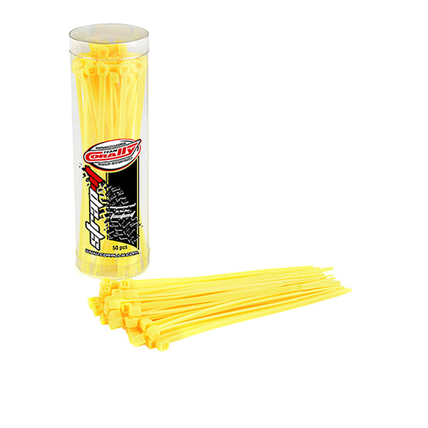 CORALLY - STRAPIT CABLE TIE RAPS
YELLOW 2.5X100MM 50 PCS - C-50505