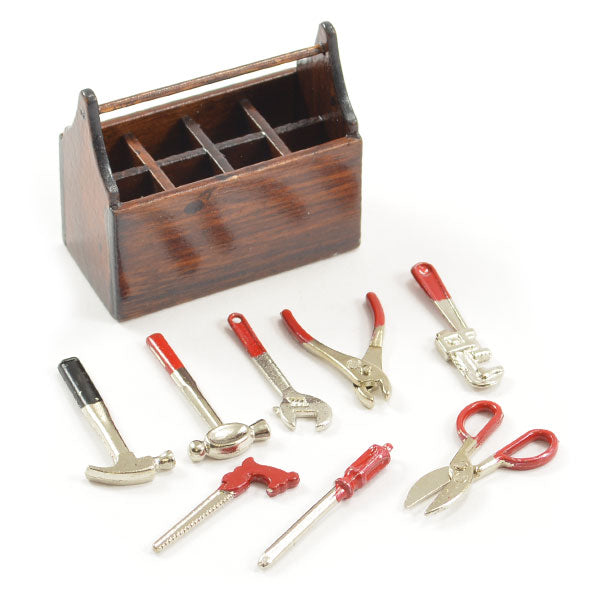 FASTRAX R/C PRODUCTS - FASTRAX SCALE WOOD TOOL BOX
w/CAST METAL TOOLS - FAST2351
