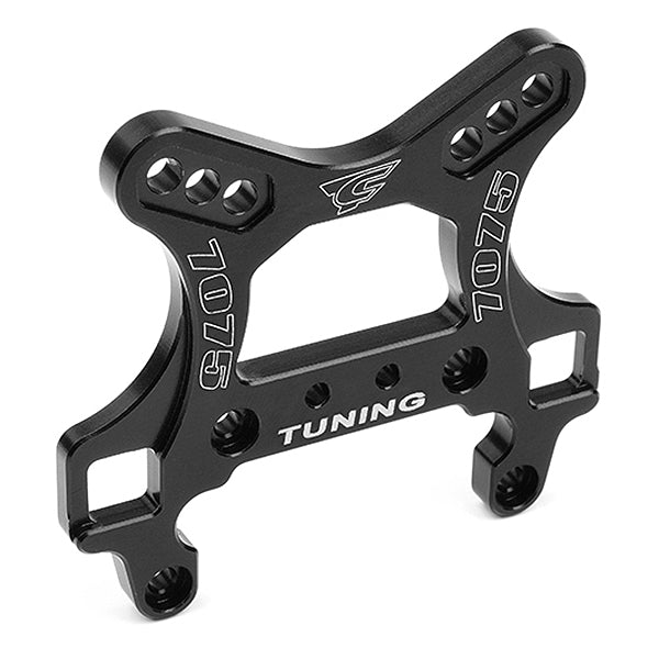 CORALLY - SHOCK TOWER FRONT
SWISS 7075 T6 5MM HARD BLACK - C-00180-424