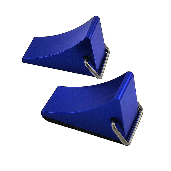FASTRAX R/C PRODUCTS - FASTRAX WHEEL CHOCK SET (2PC)
- BLUE - FAST2381B
