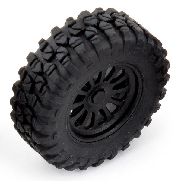 ASSOCIATED ELECTRICS - ASSOCIATED MT28 WHEELS & TYRES
MOUNTED (F & R) - AS21431