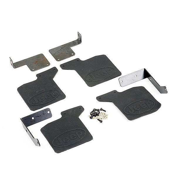 FASTRAX R/C PRODUCTS - FASTRAX TRX-4 RUBBER MUDFLAPS
& ALLOY MOUNTS FOR JEEP - FTTX344