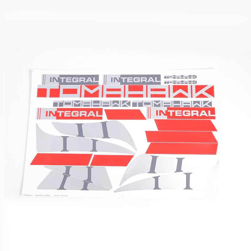 FMS/ROC HOBBY - FMS INTEGRAL STICKER - RED - FMSEP115RD
