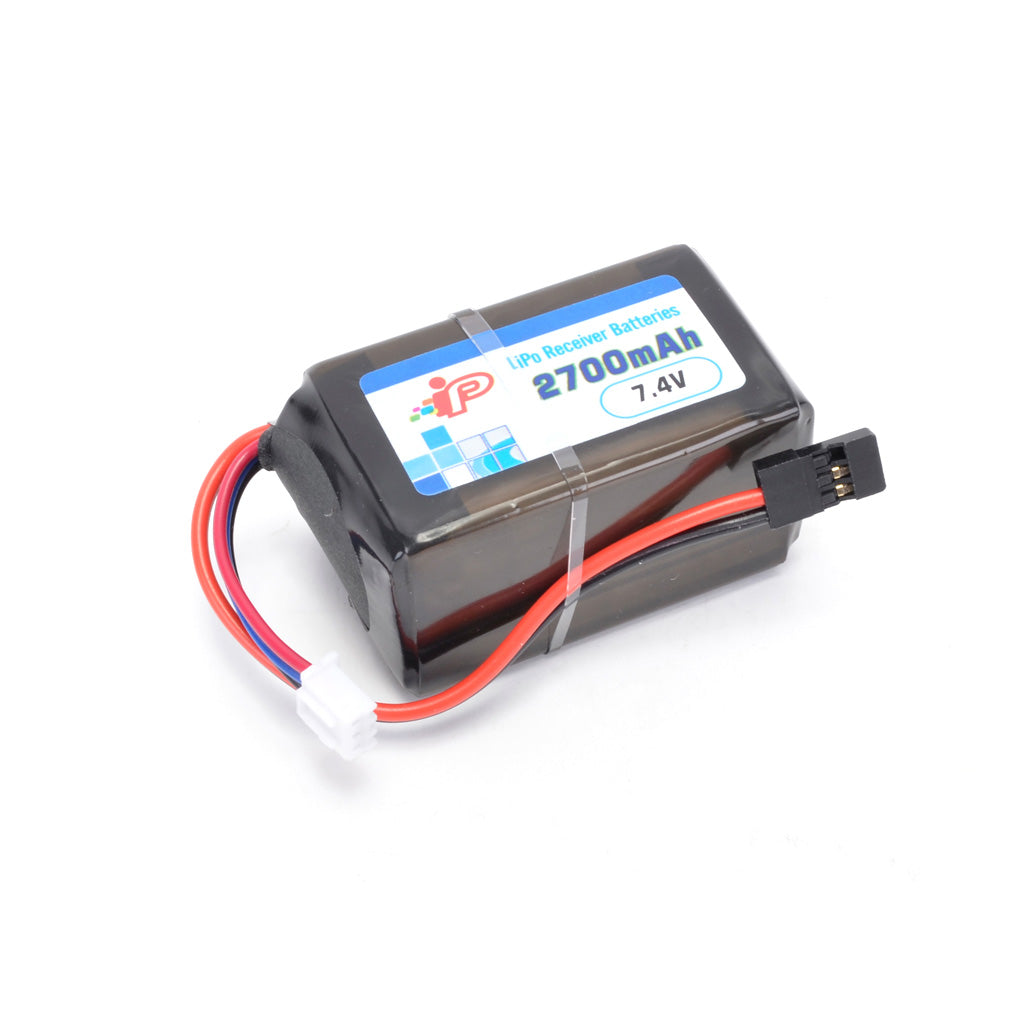 Intellect - Intellect Rx Lipo 2700mAh 1C 2S2P Hump - IP753048-2S2P