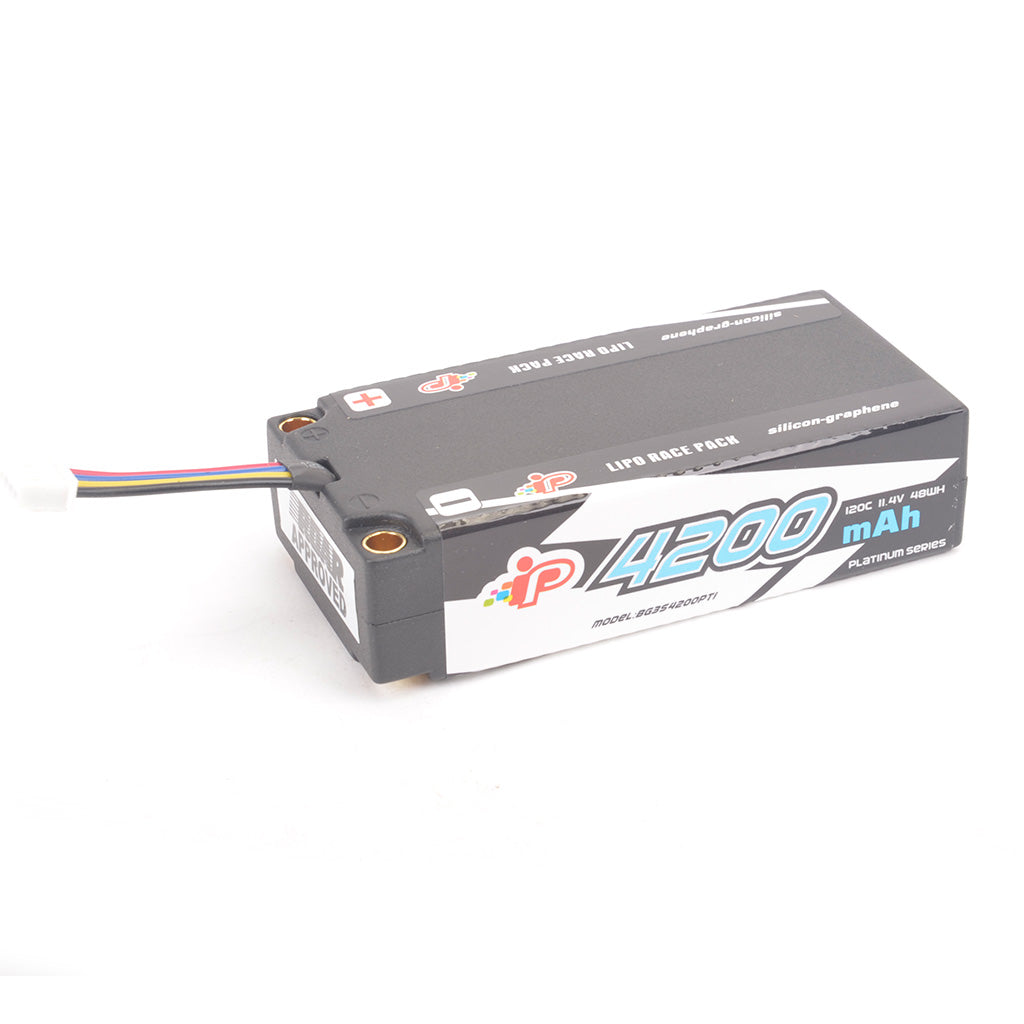 Intellect - Intellect Lipo LiHV 3S 25.1mm Shorty 4200mAh 11.4V - IPBG3S4200PT1