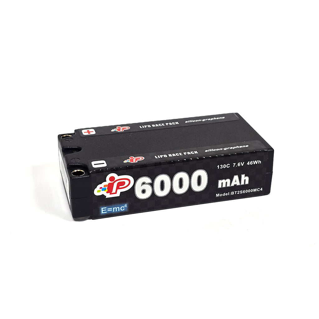 Intellect - Intellect LiPo LiHV 6000mAh 2S 25.1mm Shorty 7.6v - IPBT2S6000MC4