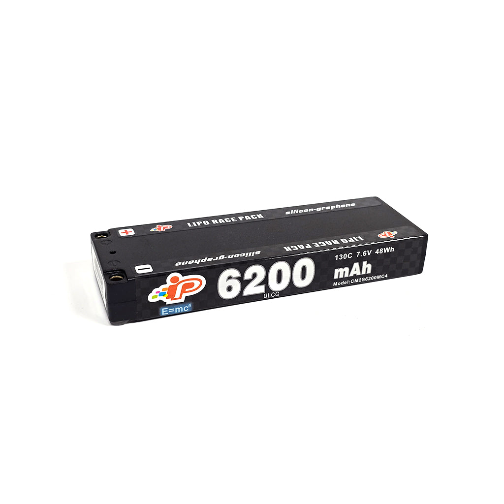 Intellect - Intellect LiPo LiHV 6200mAh 2S 19.5mm Stick 7.6v - IPCM2S6200MC4