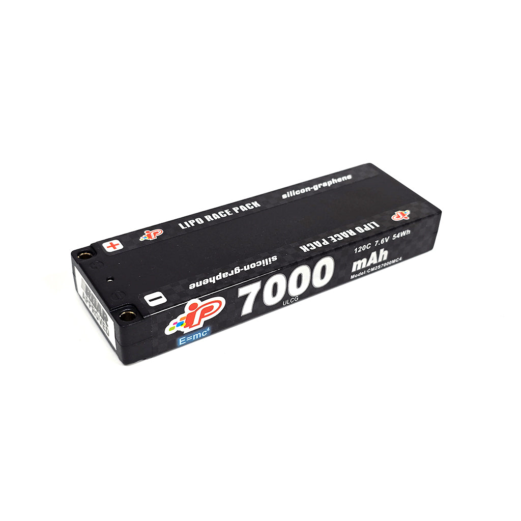 Intellect - Intellect LiPo LiHV 7000mAh 2S 19.5mm Stick 7.6v - IPCM2S7000MC4