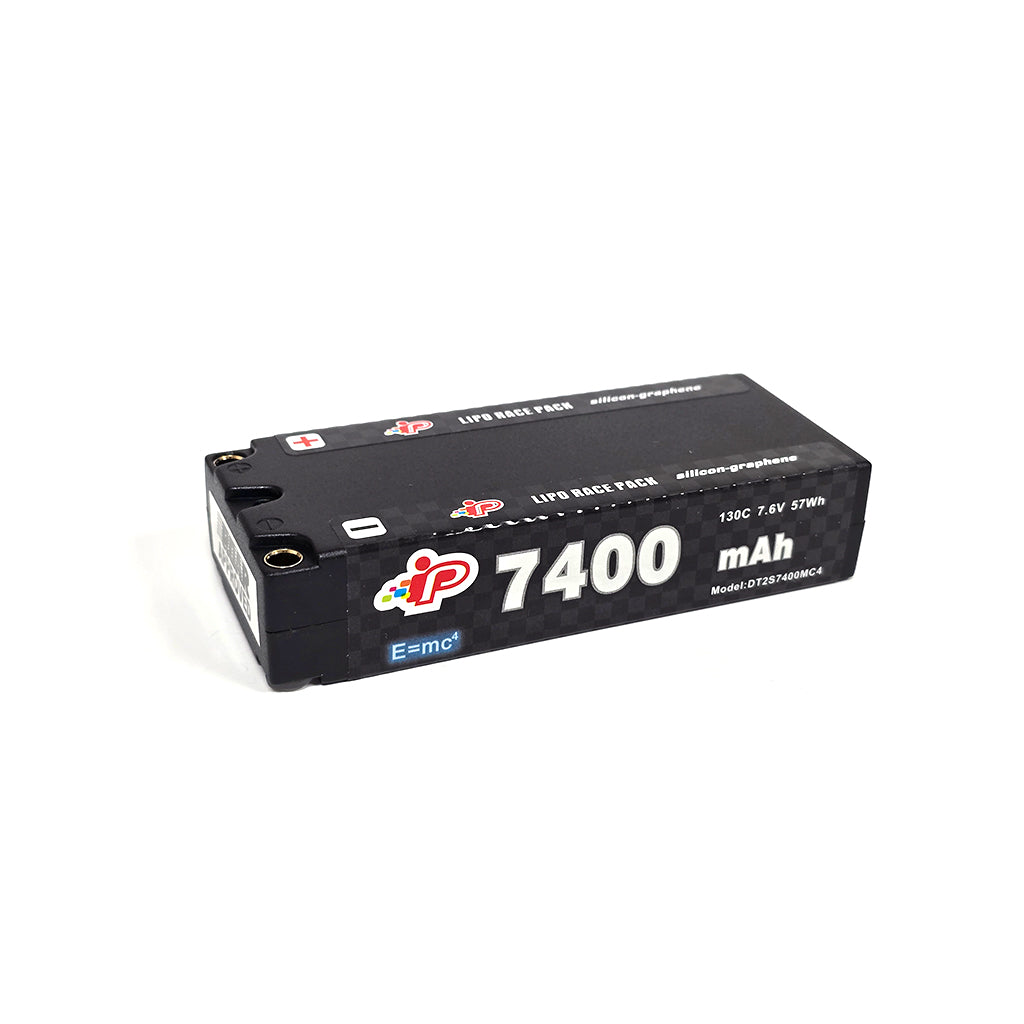 Intellect - Intellect LiPo LiHV 7400mAh 2S 25.1mm M/Stick 7.6v - IPDT2S7400MC4