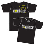Contact RC - XL Black T-Shirt - Item No. J001XL (Teamwear Clothing)