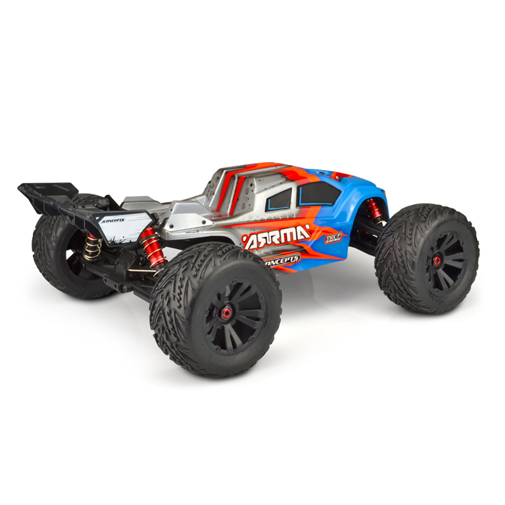 J-Concept - Finnisher - Arrma, Kraton BLX Body 1/10 RC Truck Body (Unpainted) - JC0384