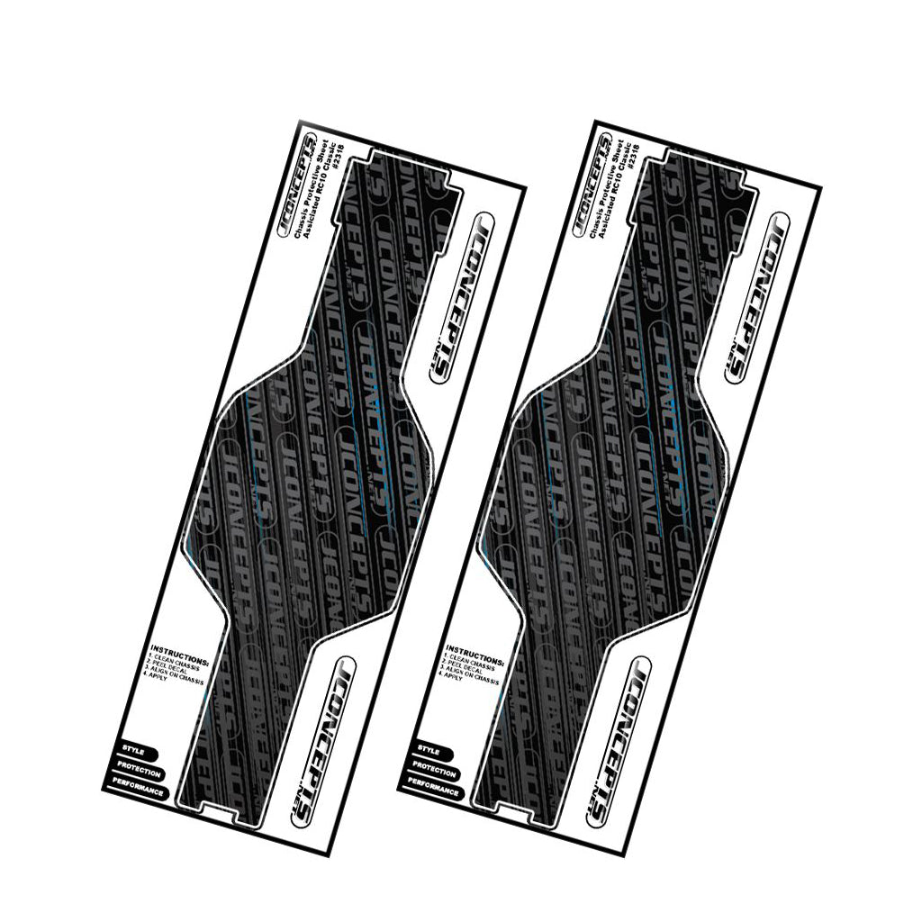 JConcepts - RC10 - Precut Chassis Protective Sheet - JC2318