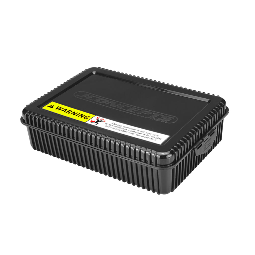JConcepts - Shorty Storage Box w/Foam Liner-Black - JC2496-2