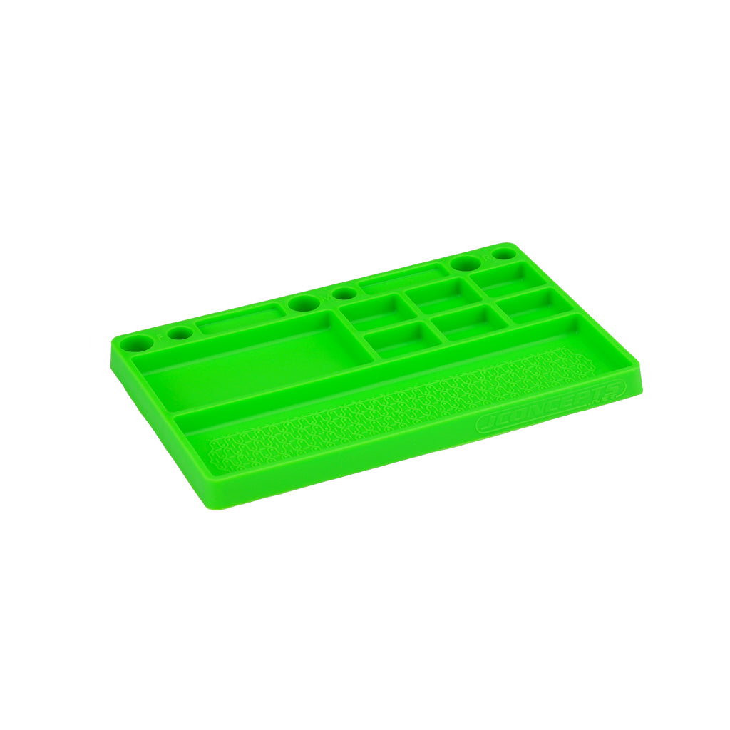 JConcepts - JConcepts Parts Tray, Rubber Material - Green - JC2550-5