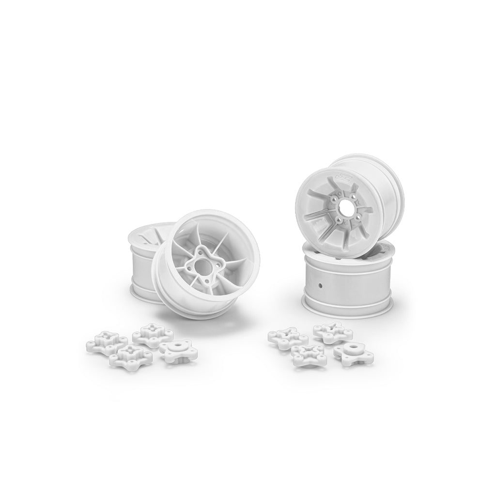 JConcepts - Pioneer - RC10 2.2' Rear Wheel White - 4pc - JC3464W