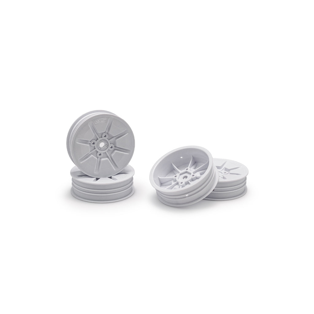 JConcepts - Pioneer - 2.2 2WD Buggy Slim Front Wheel White 4pc - JC3476W