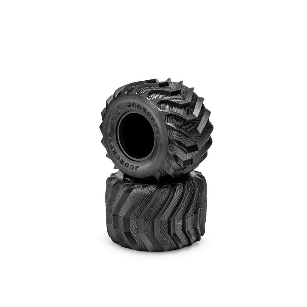 JConcepts - Outlaw Monster Truck Tire Blue (Fits - #3377) - JC4178-01