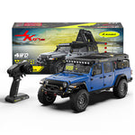 Rlaarlo - JK07 PRO Brushless 1/7 Scale RC Rock Crawler Truck RTR - Blue (2S & 3S LiPo Version) - JK07-PRO-BLUE