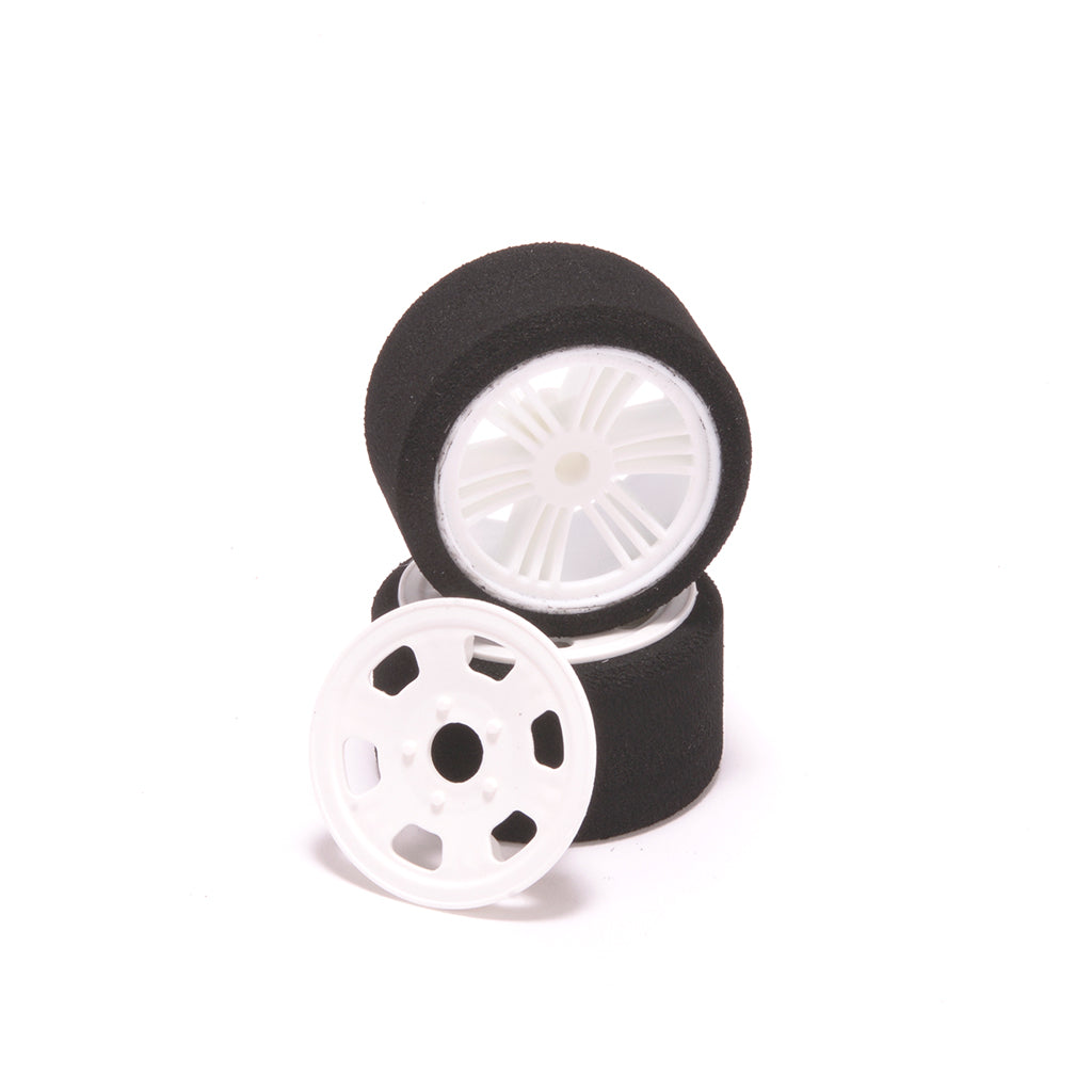 CONTACT RC - 1/12 Oval/Mini/Supastox (K Drive) Rear 32sh, 48mm diameter - JM32RN (1pair) Wheel & Tyre Set Pre-Glued (Most Recommend Rear Tyre Compound - Softest)