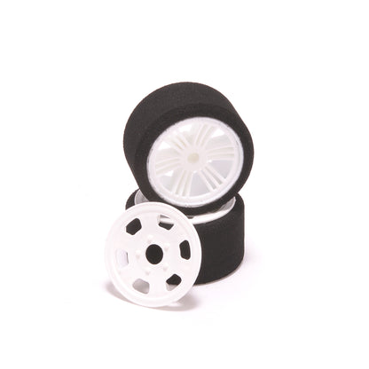 CONTACT RC - 1/12 Oval/Mini/Supastox (K Drive) Rear 32sh, 48mm diameter - JM32RN (1pair) Wheel & Tyre Set Pre-Glued (Most Recommend Rear Tyre Compound - Softest)
