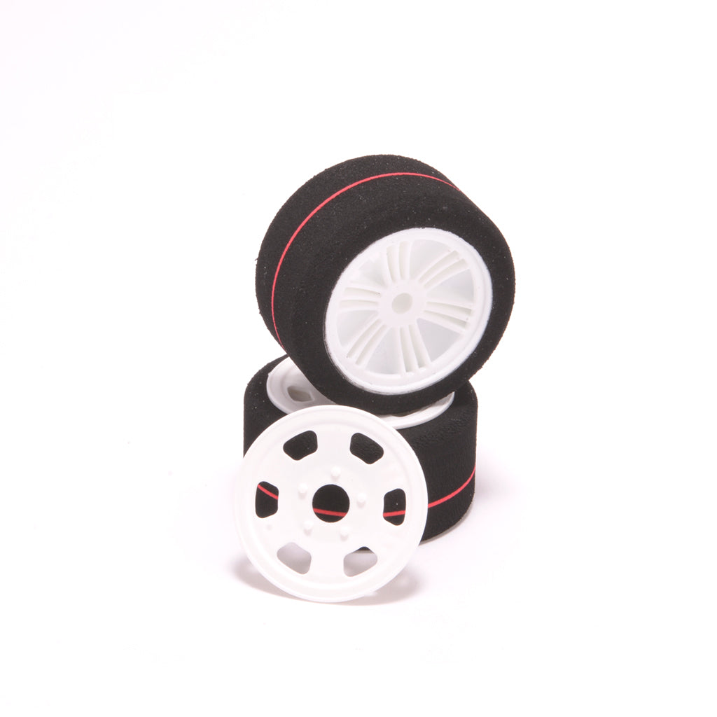 Contact RC - Oval 12th 37sh Pre Glued Red BRCA 51mm diam. - JM37G
